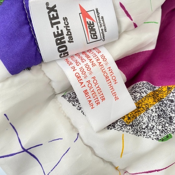 Phoenix Gore-Tex Ski Jacket Padded Multicolour Size Medium Vintage - Picture 10 of 12